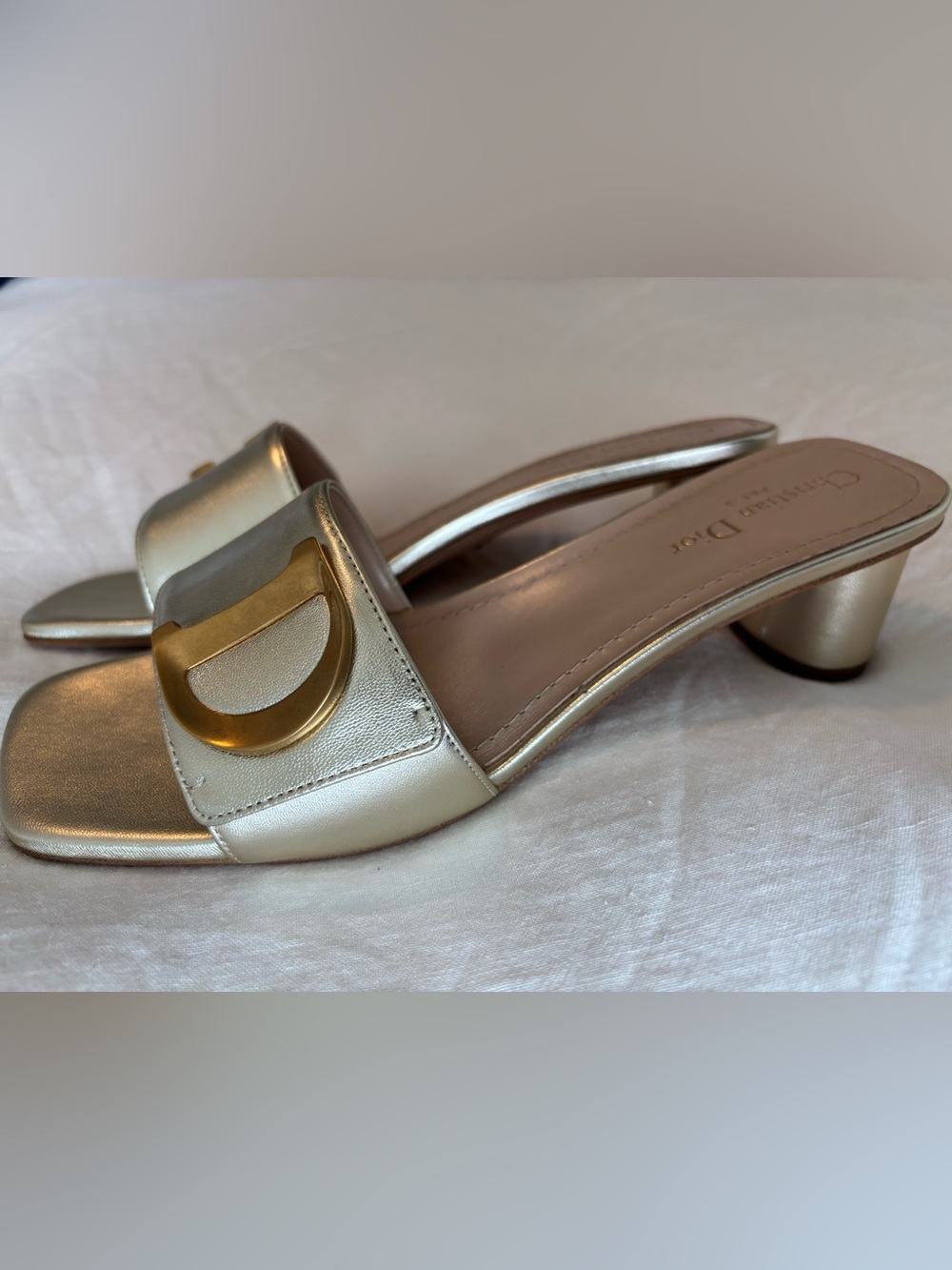 DiOR C’est Dior Heeled Slide Sz 40.5 NWT
